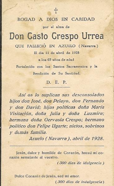 Casto Crespo Urrea