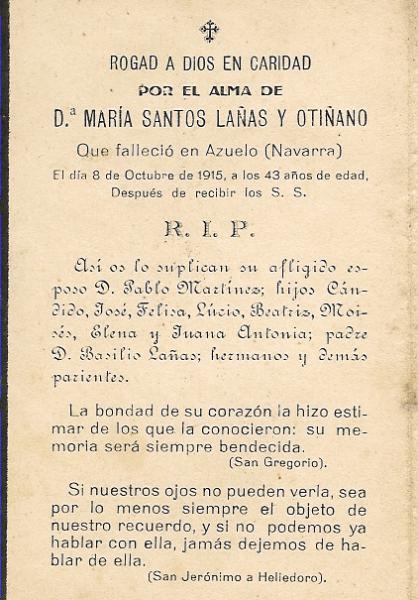 María Santos Lañas Otiñano
