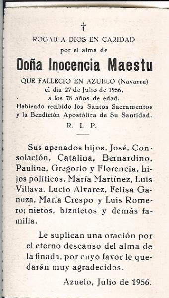 Inocencia Maestu