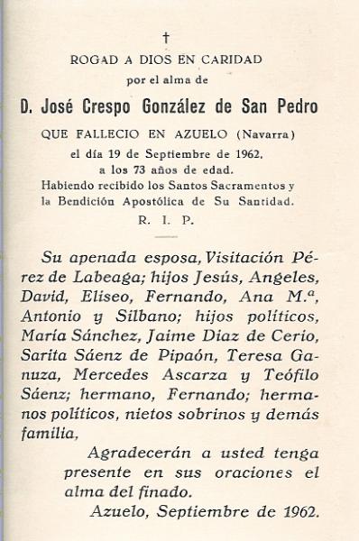 José Crespo González de San Pedro