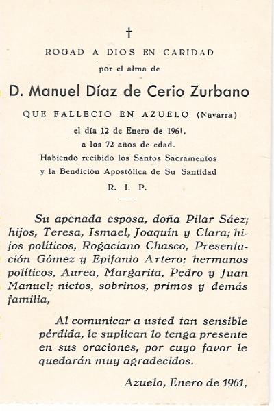 Manuel Diaz de Cerio Zurbano