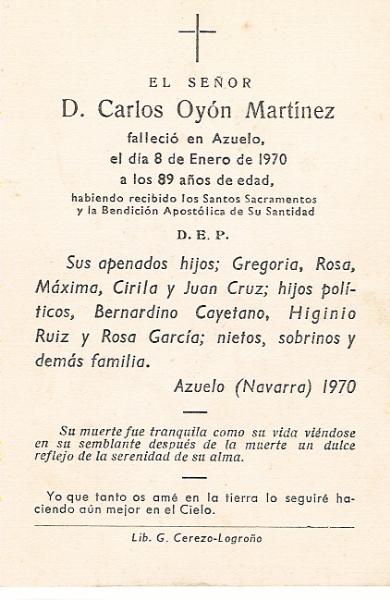 Carlos Oyón Martínez