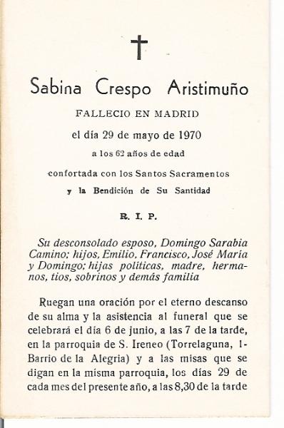 Sabina Crespo Aristimuño