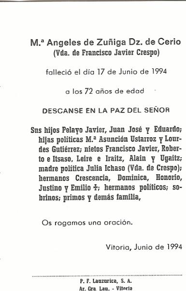 Mª Angeles de Zúñiga Díaz de Cerio