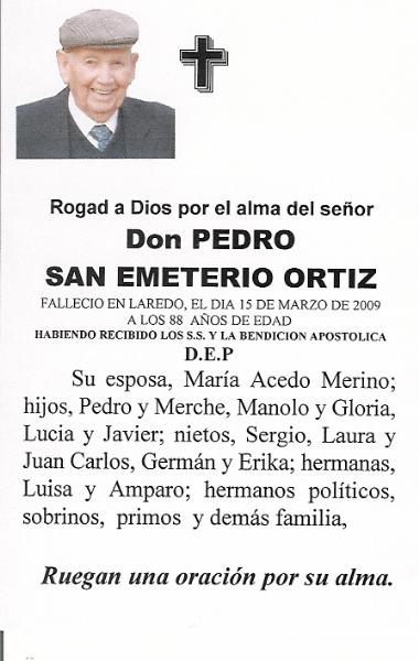Pedro San Emeterio Ortiz