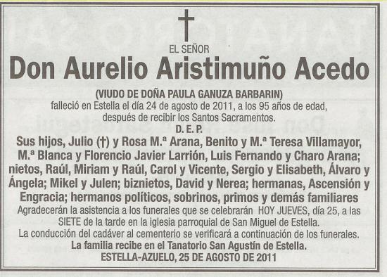 Aurelio Aristimuño Acedo