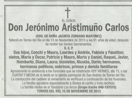 Jeronimo Aristimuño Carlos