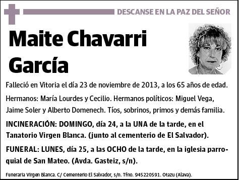 Maite Chavarri Garcia