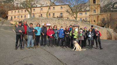 grupo de senderistas de Logroño