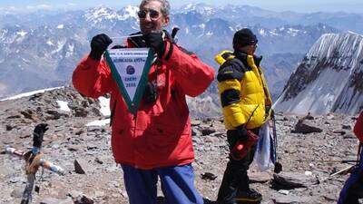 16.- Fernando en la Cima del Aconcagua 6.962m