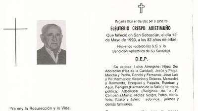 Eleuterio Crespo Aristimuño