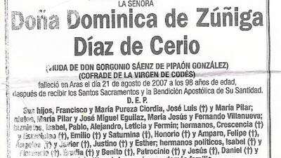 Dominica de Zúñiga Díaz de Cerio