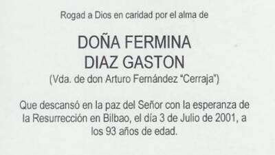 Fermina Díaz Gastón