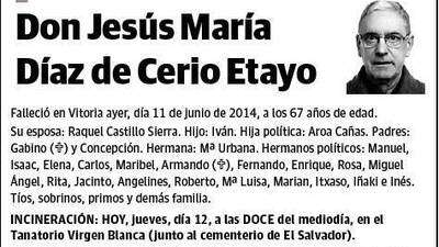 JESUS Mª DIAZ DE CERIO