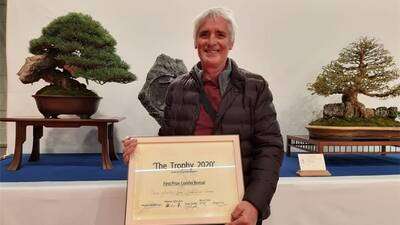 JOSE LUIS CRESPO GANA EL "TROPHY INTERNATIONAL BONSAI SHOW 2020"