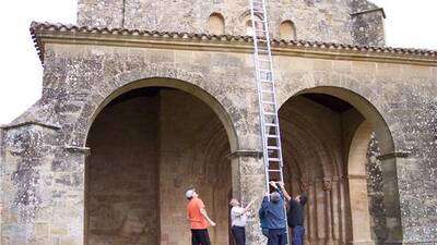 Los tejados del pórtico