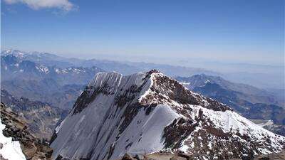 17.- Cara sur del Aconcagua