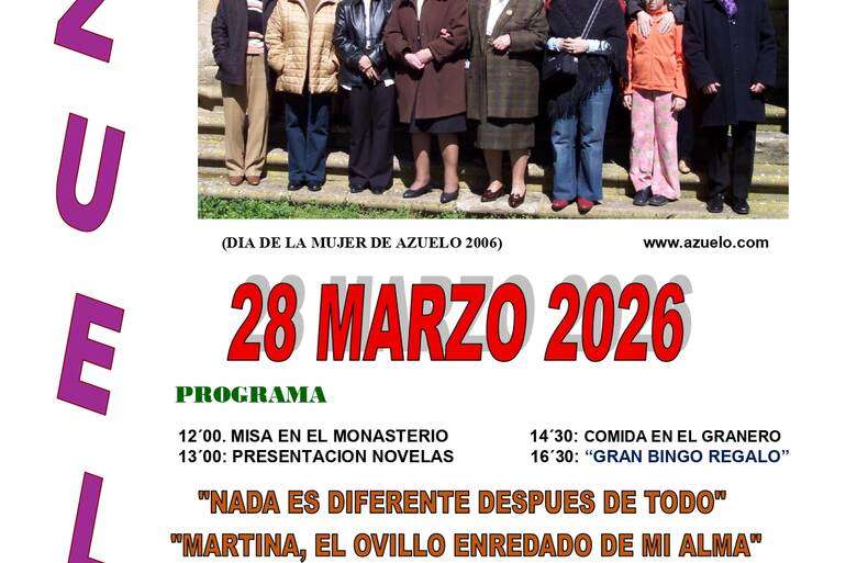 DIA DE LA MUJER DE AZUELO 2026