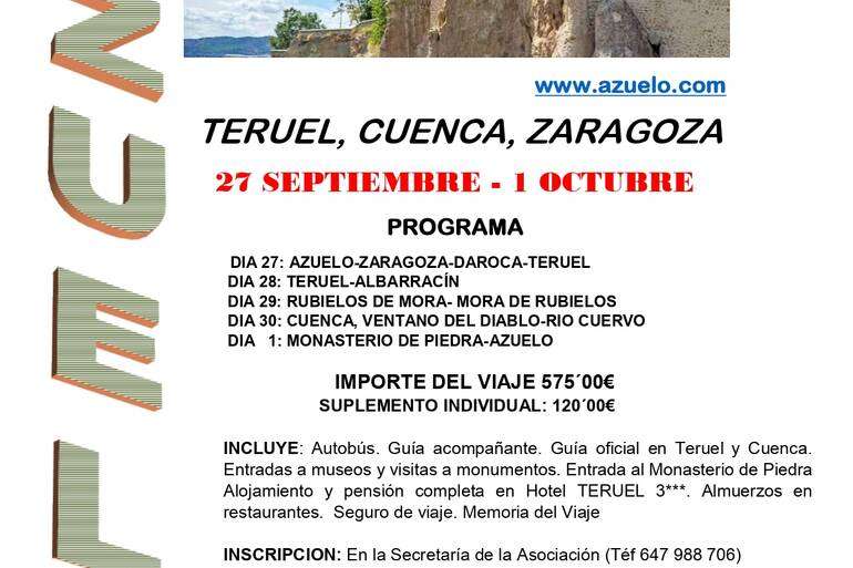 VIAJE “RUTA TERUEL”