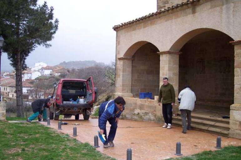 Pilonas del monasterio