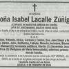 ISABEL LACALLE ZUÑIGA